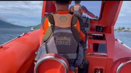 Tim Basarnas Ternate Menuju Lokasi Kejadian (Foto Basarnas)