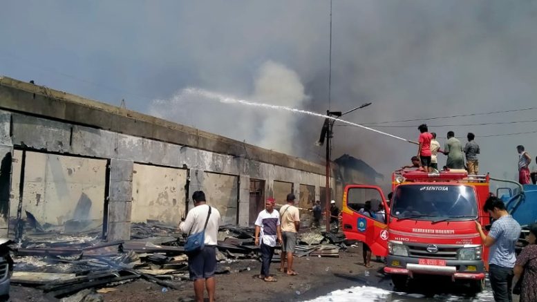 Kondisi Bangunan Yang Terbakar