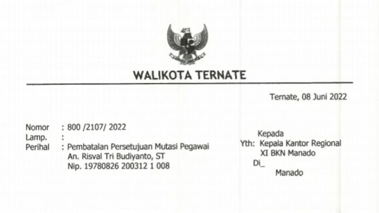 Pembatalan Persetujuan Mutasi