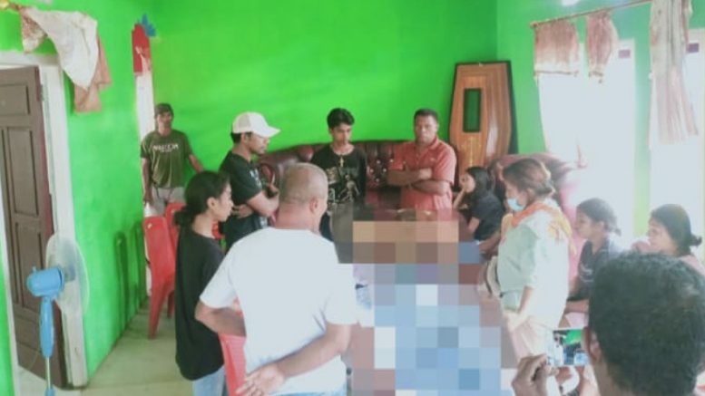 Jenazah RF Saat Berada di Rumah Duka