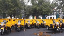 Kendaraan Roda 3 Siap Distribusi ke Kelurahan
