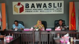 Konfrensi Pers Bawaslu Malut