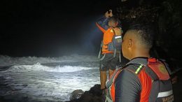 Basarnas Ternate Saat Lakukan Pencarian Korban