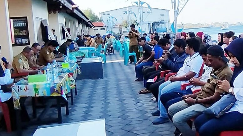 Wali Kota Saat Tatap Muka Dengan Pedagang Pandara Kananga