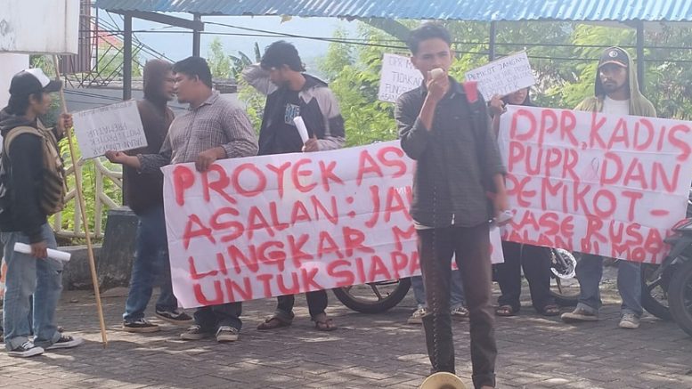 Aksi Yang Dilakukan Mahasiswa Moti Kota