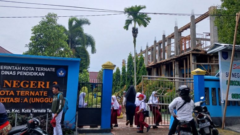 Kondisi Pekerjaan RKB SD Negeri 2 Ternate