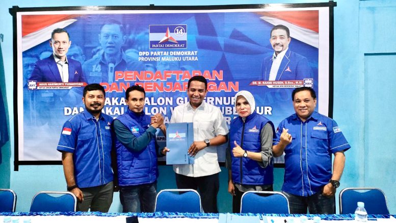 Jubir Benny Laos Kembalikan Berkas Bakal Calon Gubernur Malut