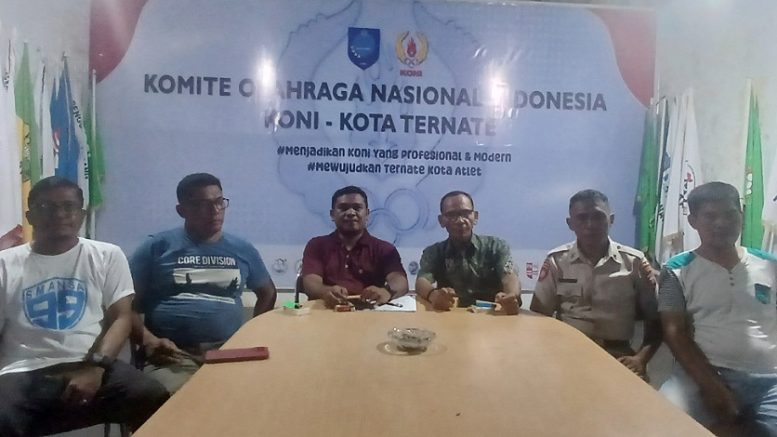 Konferensi Pers Pengurus KONI Kota Ternate