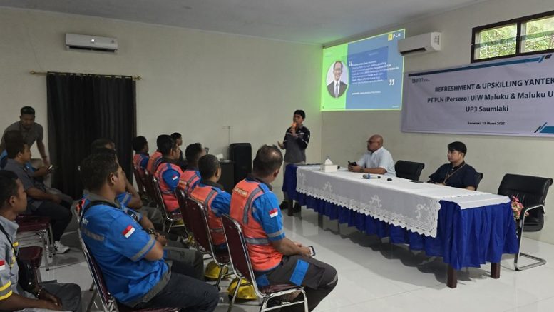 Kegiatan Peningkatan Keselamatan Kerja PLN UP3 Saumlaki