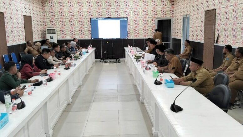 Rapat Banggar DPRD dan Pemkot Ternate