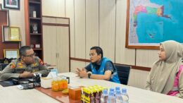 Audensi Dengan Kapolres Halteng