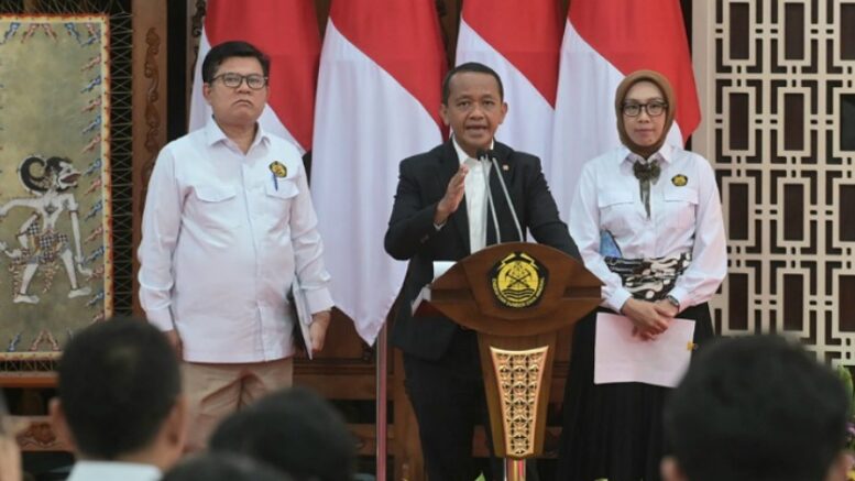 Menteri ESDM Bahlil Lahadalia