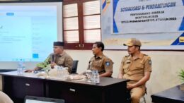Dinas Kebudayaan Saat Melaksanakan Kegiatan Sosialisasi dan Pendampingan E-Kinerja