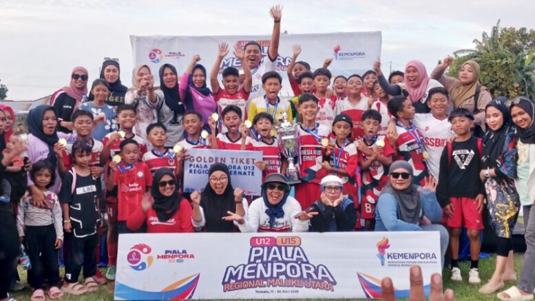 IM Ternate Saat Meraih Juara Piala U-12 Menpora