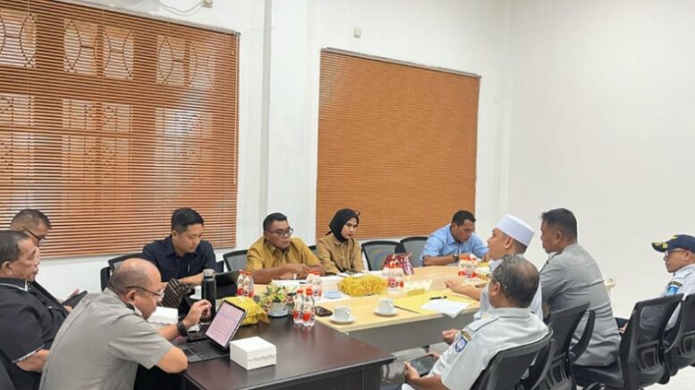Rapat Pembahasan KUA PPAS Antara Komisi I dengan Dinas Perhubungan