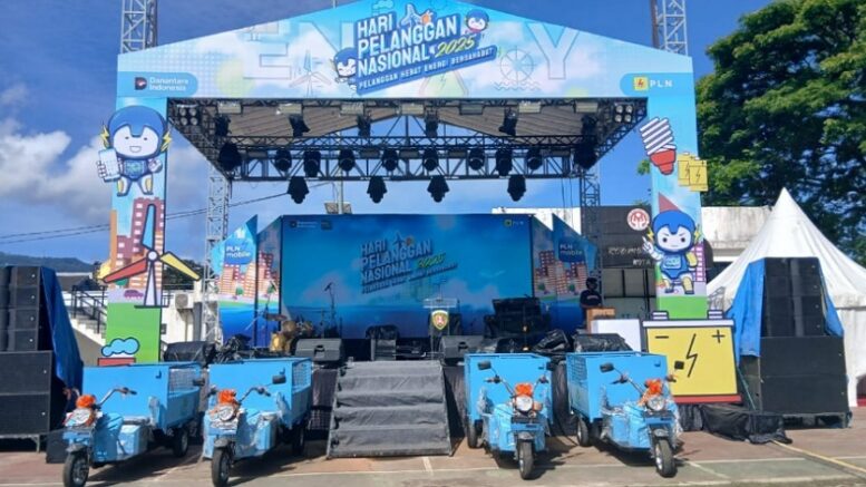 Gerobak Listrik Yang Diserahkan ke Pemkot Ambon