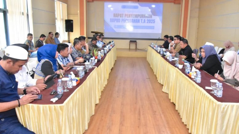 Rapat Banggar DPRD dan TAPD Kota Ternate