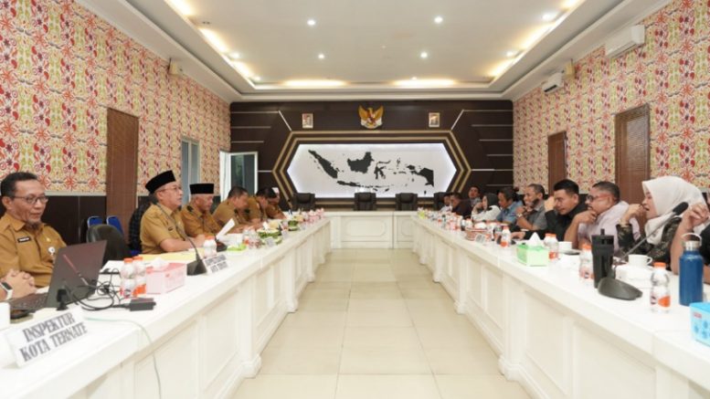 Rapat Konsultasi RAPBD Antara Banggar dan Pemkot Ternate