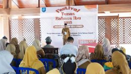 Wakil Wali Kota Ternate Nasri Abubakar Saat Membuka Festival Tunas Bahasa Ibu
