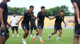Latihan tim Malut United