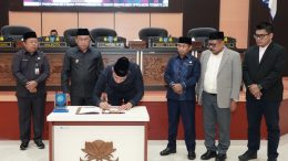 Penandatanganan APBD Kota Ternate Tahun 2026