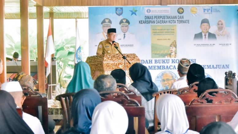 Wali Kota Ternate M. Tauhid Soleman Saat Membuka Bedah Buku Sultan Babullah