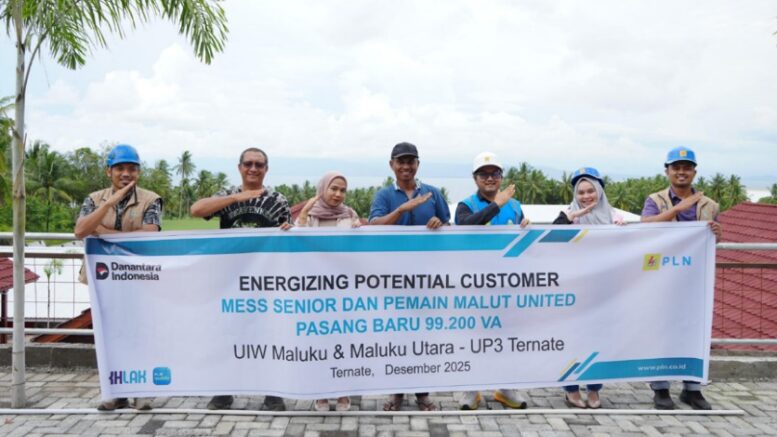 Penambahan Daya Listrik di Training Center Malut United