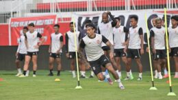 Latihan Malut United Jelang Konta Borneo
