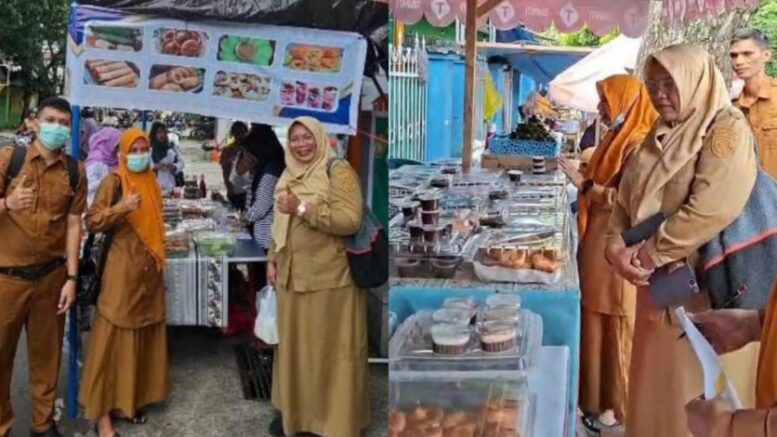 Dinkes Ternate Saat Melakukan PengawasanTakjil