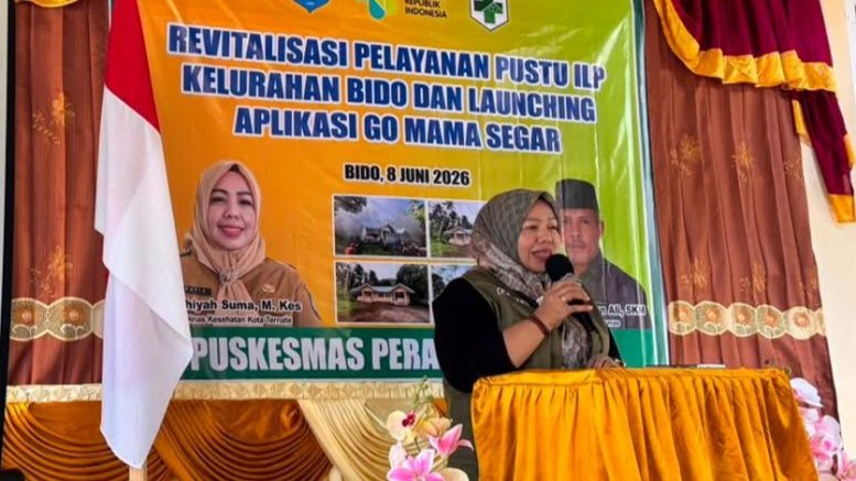 Kepala Dinaa Kesehatan Kota Ternate dr. Fathiyah Suma Saat Menyampaikan Sambutan