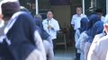 Sekda Ternate Rizal Marsaoly Saat Memimpin Apel di Dishub